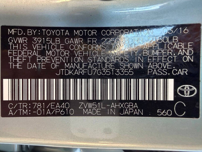 2016 Toyota Prius Four