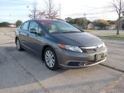 2012 Honda Civic for sale at B.A.M. Motors LLC in Waukesha WI