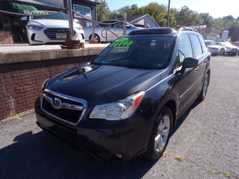 2016 Subaru Forester for sale at WORKMAN AUTO INC in Bellefonte PA