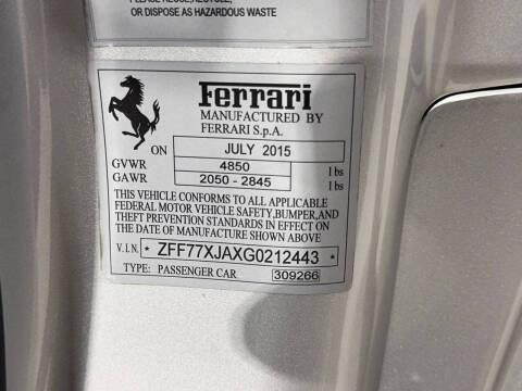 2016 Ferrari California T
