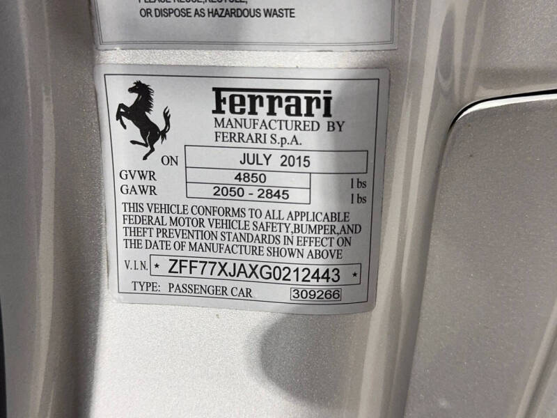 2016 Ferrari California T