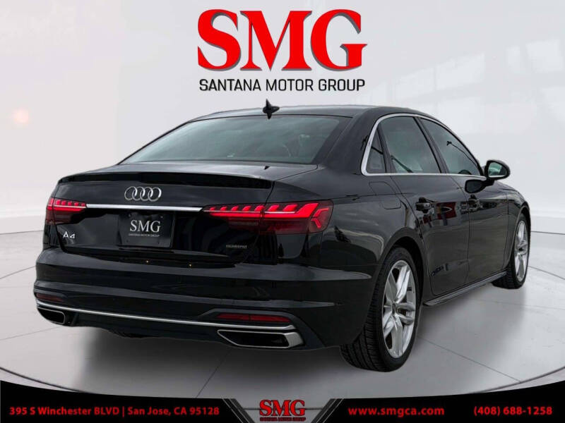 2022 Audi A4 quattro S line Prem Plus 45 TFSI