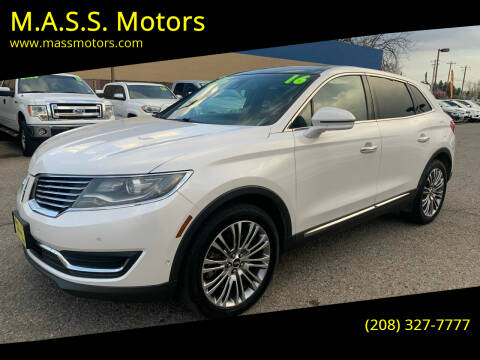 2016 Lincoln MKX for sale at M.A.S.S. Motors in Boise ID