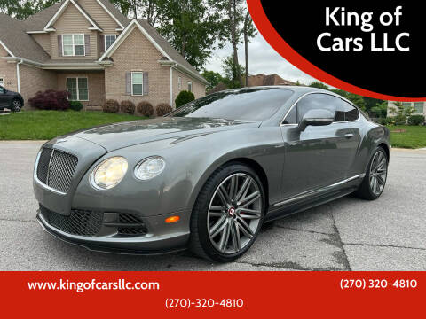 2014 Bentley Continental for sale at King of Cars LLC in Bowling Green KY