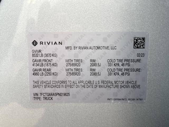 2023 Rivian R1T Adventure