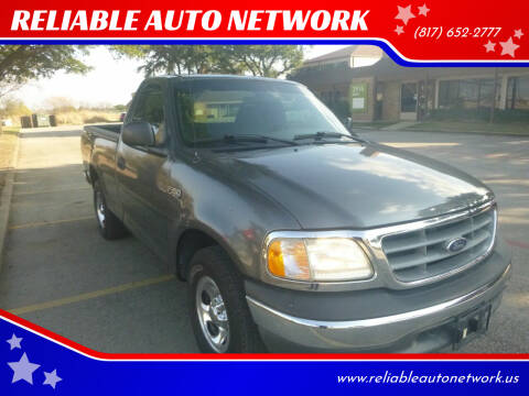 2003 Ford F-150 for sale at RELIABLE AUTO NETWORK in Arlington TX