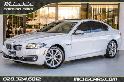 2014 BMW 5 Series for sale at Mich's Foreign Cars in Hickory NC