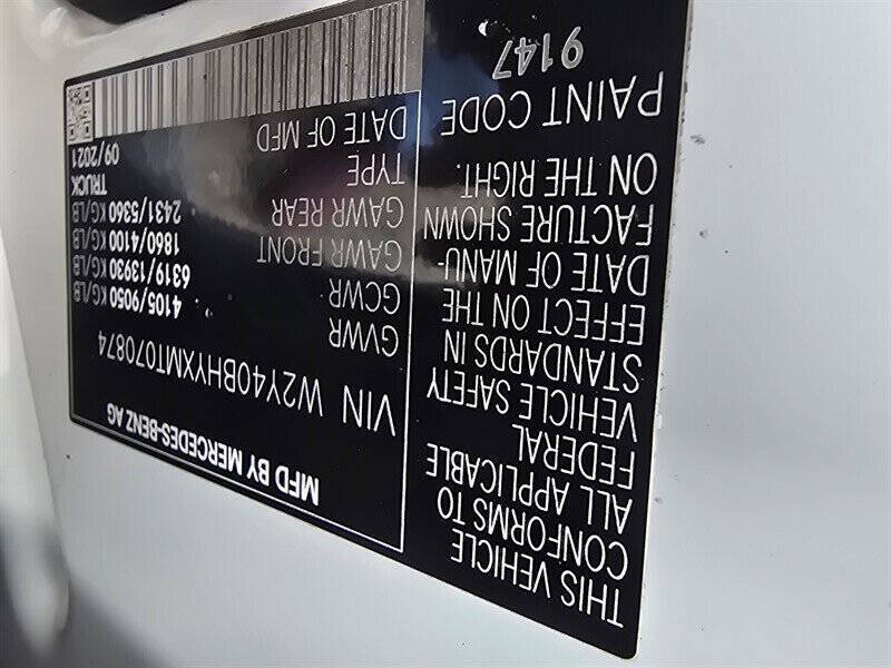 2021 Freightliner Sprinter 2500