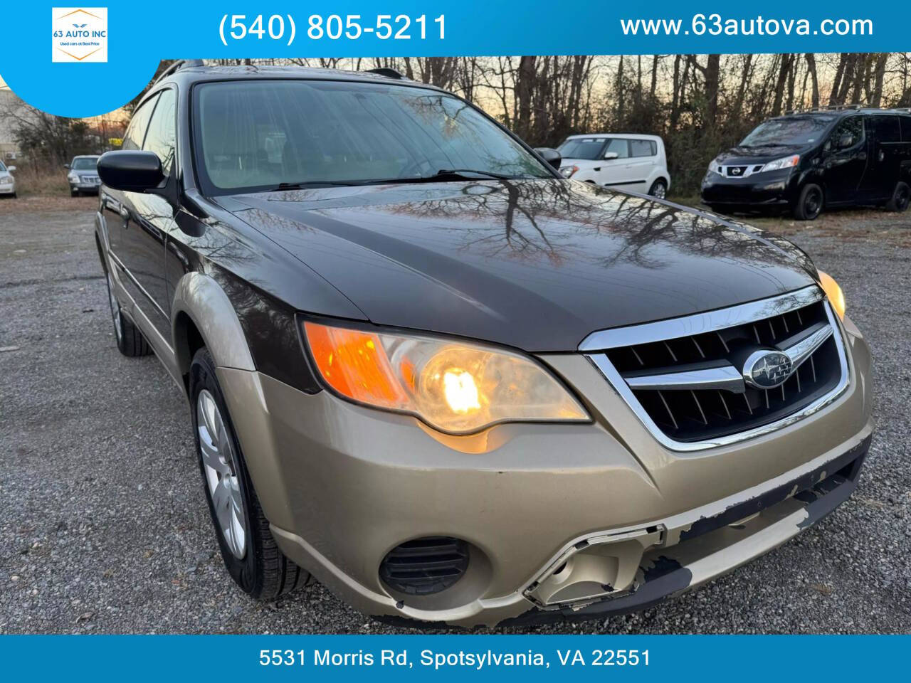 2008 Subaru Outback for sale at 63 Auto Inc in Spotsylvania, VA