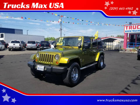 2007 Jeep Wrangler Unlimited for sale at Trucks Max USA in Manteca CA