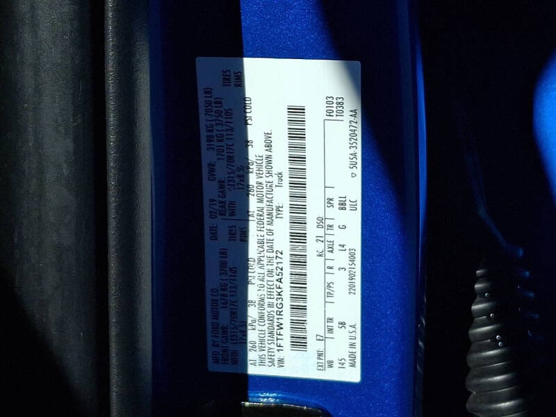 2019 Ford F-150 Raptor