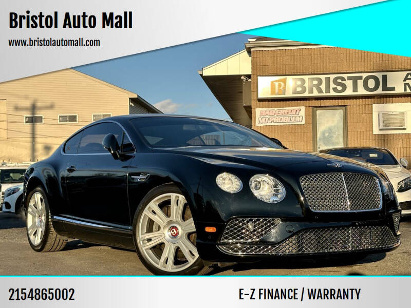 2017 Bentley Continental for sale at Bristol Auto Mall in Levittown PA