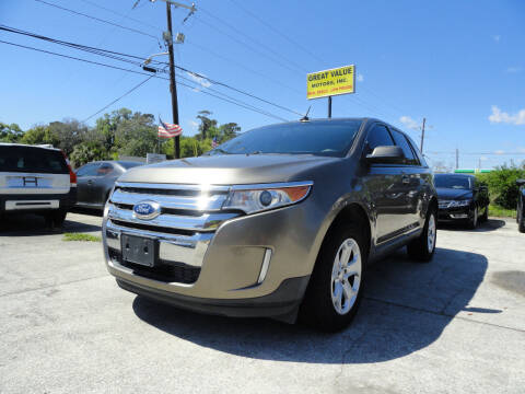 2012 Ford Edge for sale at GREAT VALUE MOTORS in Jacksonville FL
