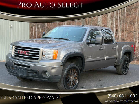 2012 GMC Sierra 1500 for sale at Pro Auto Select in Fredericksburg VA