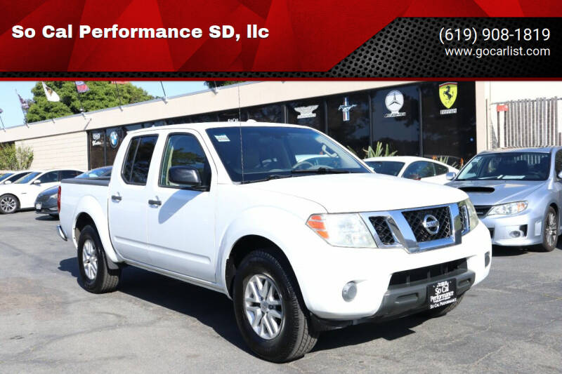 2014 Nissan Frontier for sale at So Cal Performance SD, llc in San Diego CA
