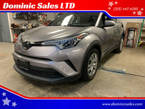 2019 Toyota C-HR for sale at Dominic Sales LTD in Syracuse NY