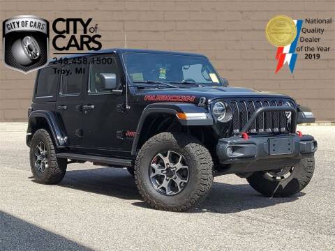 2020 Jeep Wrangler Unlimited for sale at City of Cars in Troy MI