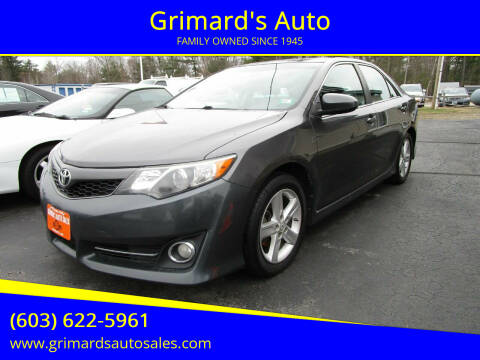 2013 Toyota Camry for sale at Grimard's Auto in Hooksett NH