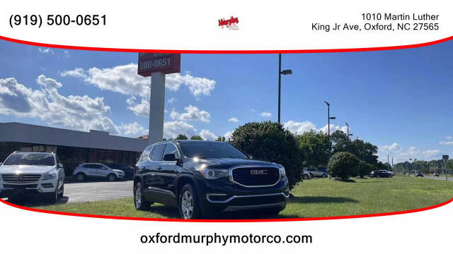 2019 GMC Acadia for sale at Murphy Motor Co of Oxford in Oxford, NC