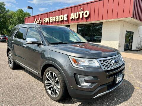 2016 Ford Explorer for sale at Lee's Riverside Auto in Elk River MN