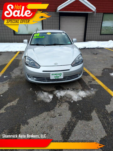 2008 Hyundai Tiburon for sale at Shamrock Auto Brokers, LLC in Belmont NH