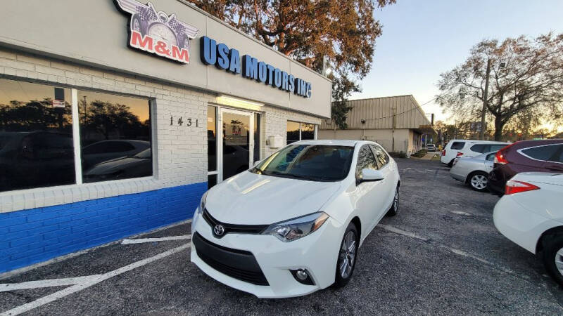 2014 Toyota Corolla for sale at M & M USA Motors INC in Kissimmee FL