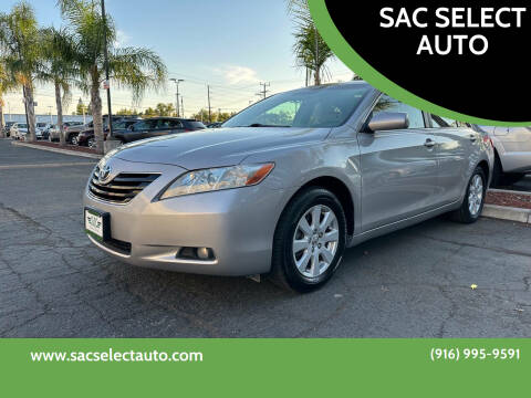 2008 Toyota Camry for sale at SAC SELECT AUTO in Sacramento CA