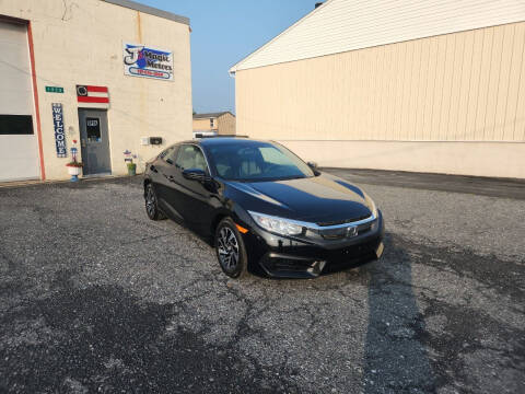 2016 Honda Civic for sale at J'S MAGIC MOTORS in Lebanon PA