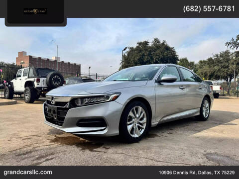 2018 Honda Accord for sale at GRAND CARS in Dallas TX