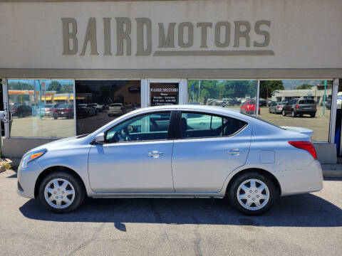 2019 Nissan Versa for sale at BAIRD MOTORS in Clearfield UT
