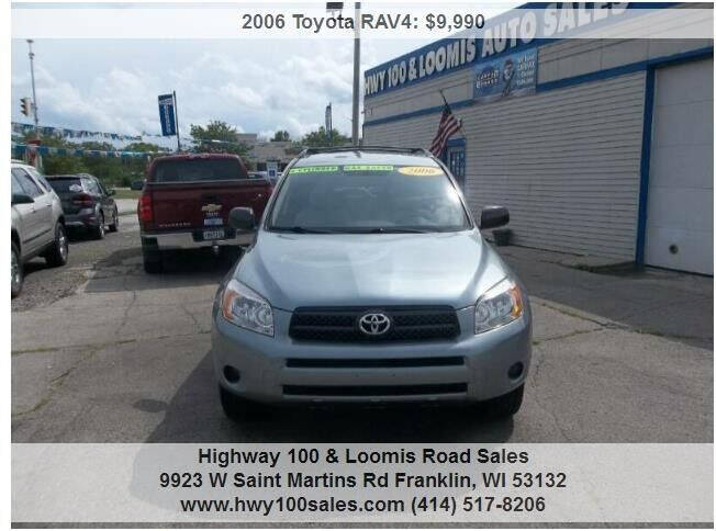 2006 Toyota RAV4 for sale at Highway 100 & Loomis Road Sales in Franklin WI