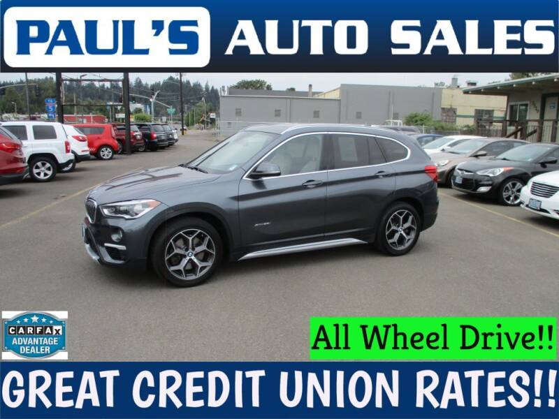 2016 BMW X1 for sale at Paul's Auto Sales in Eugene OR