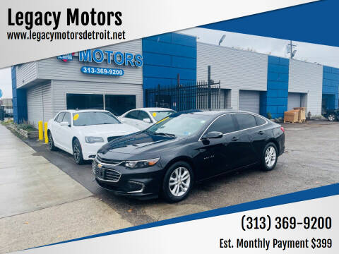 2018 Chevrolet Malibu for sale at Legacy Motors in Detroit MI