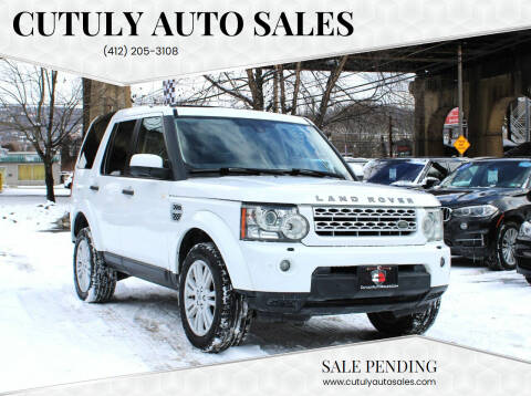 2012 Land Rover LR4 for sale at Cutuly Auto Sales in Pittsburgh PA