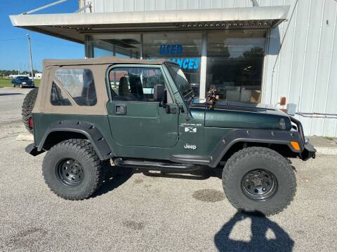 2002 Jeep Wrangler for sale at PAP'S APPLIANCE & AUTO PLAZA LLC in Commerce OK