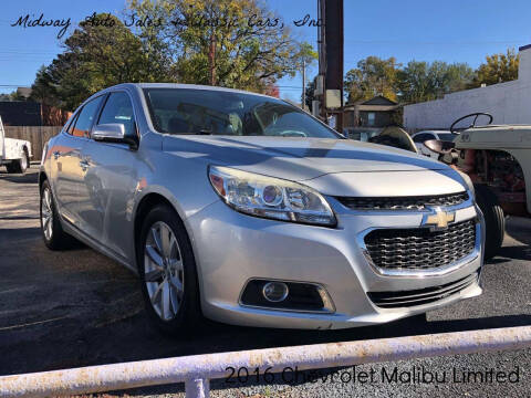 2016 Chevrolet Malibu Limited for sale at MIDWAY AUTO SALES & CLASSIC CARS INC in Fort Smith AR