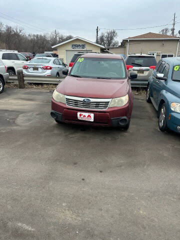 2010 Subaru Forester for sale at F & A Auto Sales in Sioux City IA