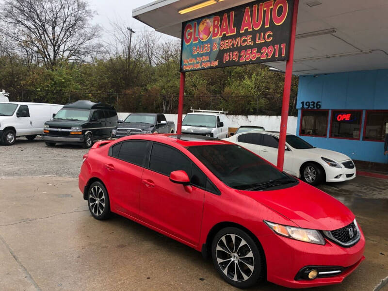 2013 Honda Civic for sale at Global Auto Sales and Service in Nashville TN