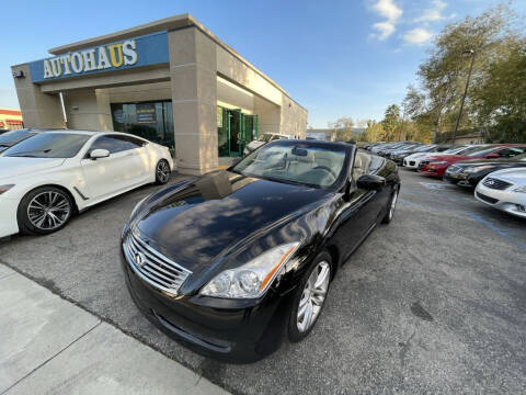 2010 Infiniti G37 Convertible for sale at AutoHaus Loma Linda in Loma Linda CA