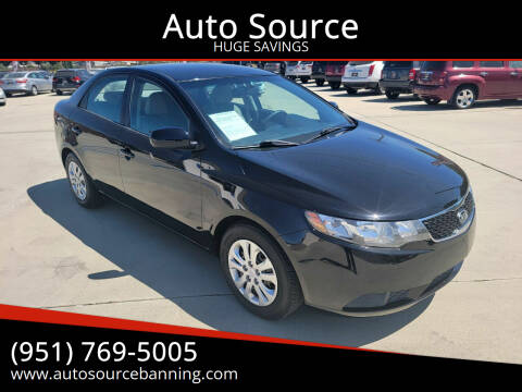 2013 Kia Forte for sale at Auto Source in Banning CA