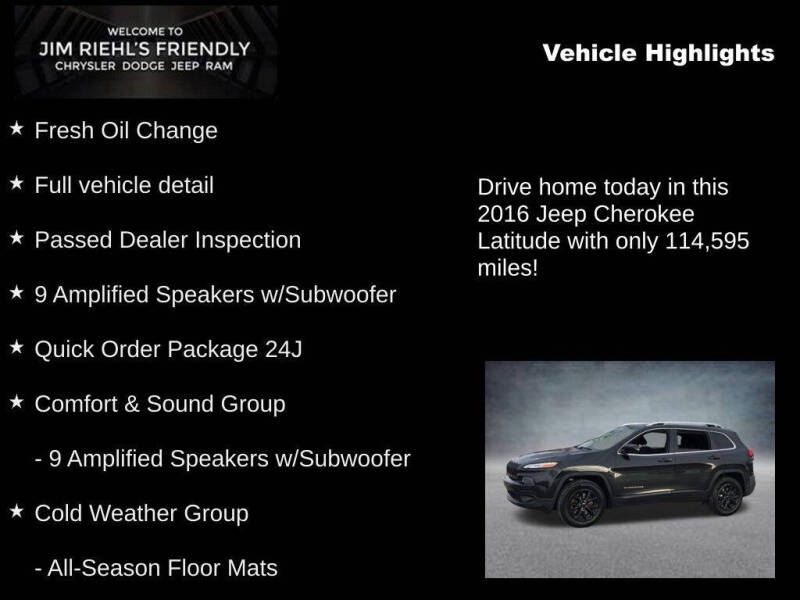 2016 Jeep Cherokee Latitude