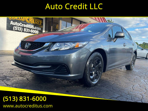 2013 Honda Civic for sale at Auto Credit LLC in Milford OH
