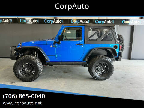 2015 Jeep Wrangler for sale at CorpAuto in Cleveland GA