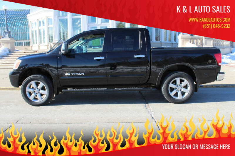 2009 Nissan Titan for sale at K & L Auto Sales in Saint Paul MN