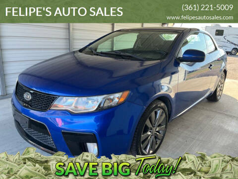 2011 Kia Forte Koup for sale at FELIPE'S AUTO SALES in Bishop TX