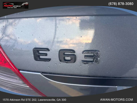 2007 Mercedes-Benz E-Class E 63 AMG