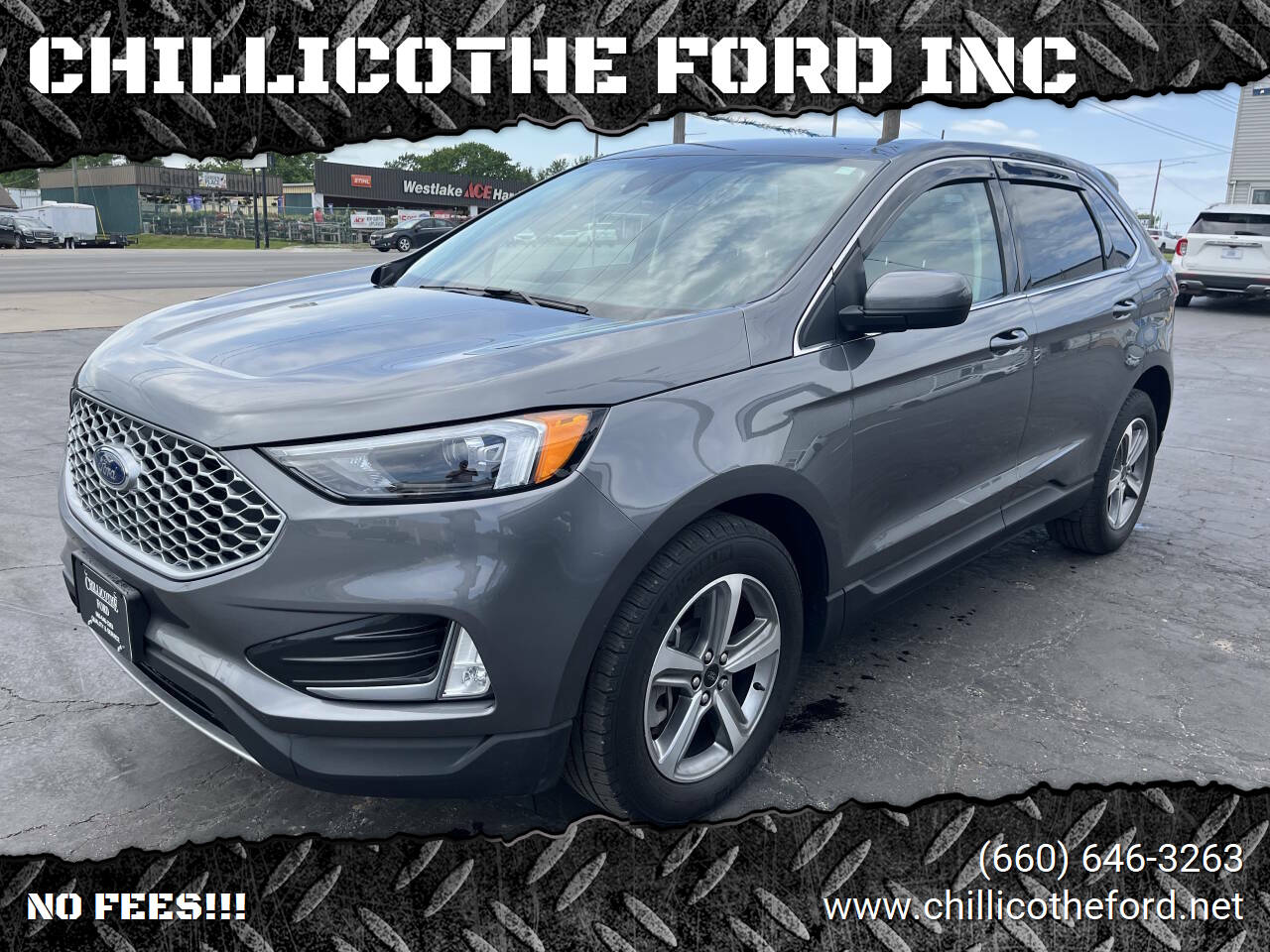 Carbonized Gray 2023 Ford Edge SUV / Crossover All-Wheel Drive 8-Speed Automatic
