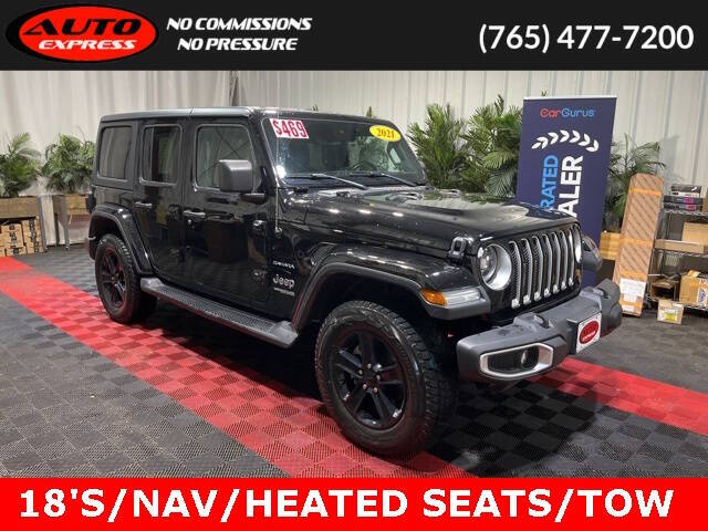 2021 Jeep Wrangler Unlimited for sale at Auto Express in Lafayette IN