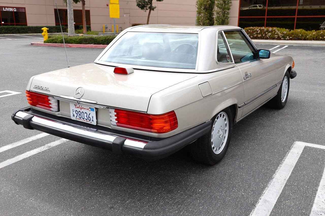 1987 Mercedes-Benz 560-Class for sale at DE AUTOS INC in San Juan Capistrano, CA