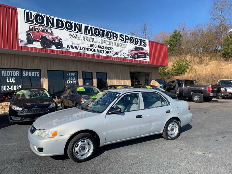 2002 Toyota Corolla for sale at London Motor Sports, LLC in London KY